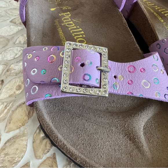 New Birkenstock Papillio Pink Leather Sandals size 36 - Picture 2 of 7